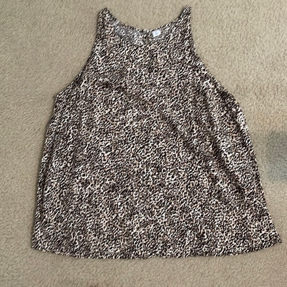 Old Navy leopard print tank